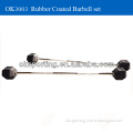 Hex Rubber Coated Barbell Set